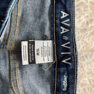 Ava & Viv Mid-Rise Ankle Skinny Pants size 16W